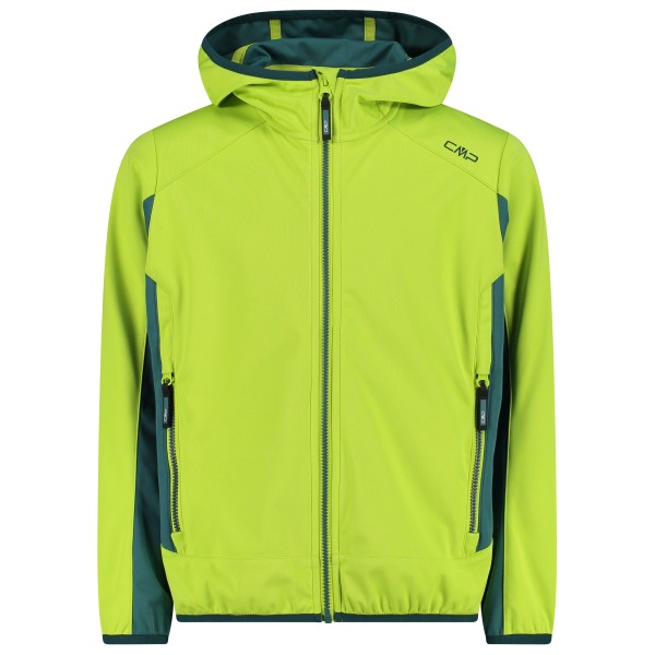 CMP - Kid's Jacket Fix Hood - Softshelljacke Gr 116 grün von CMP