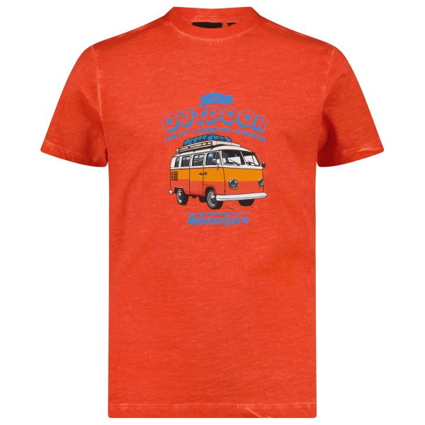 CMP - Kid's Pigment Dye T-Shirt - T-Shirt Gr 98 rot von CMP