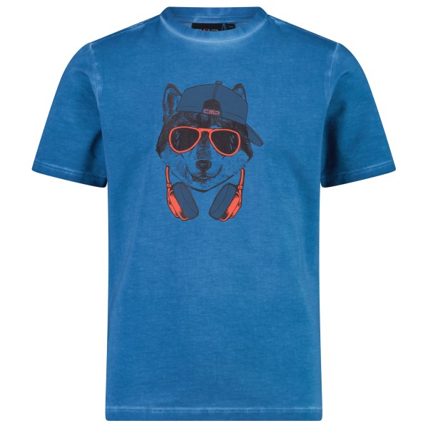 CMP - Kid's Stretch Dyed T-Shirt - T-Shirt Gr 164 blau von CMP
