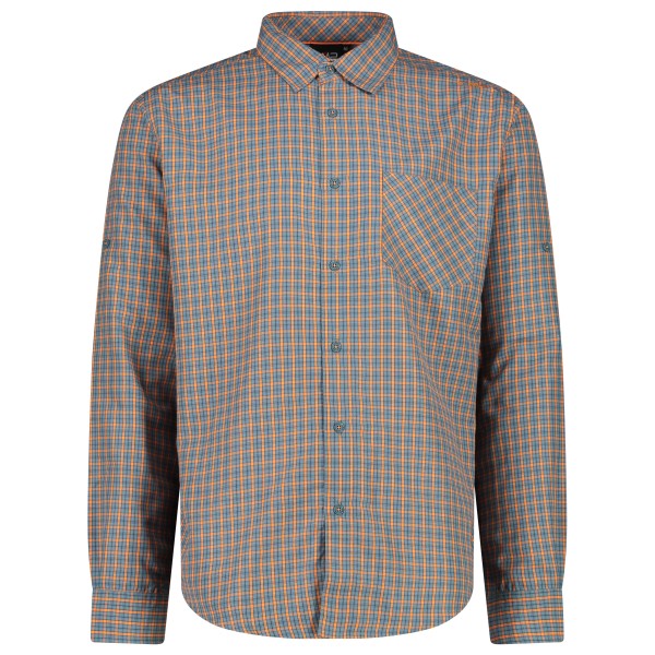 CMP - Longsleeve Shirt - Hemd Gr 46;48;50;52;54;56;58 grau;grau/oliv von CMP