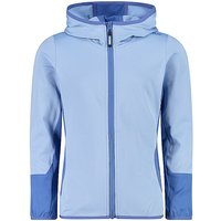 CMP Mädchen Fleecejacke Stretch Hoodie hellblau | 104 von CMP