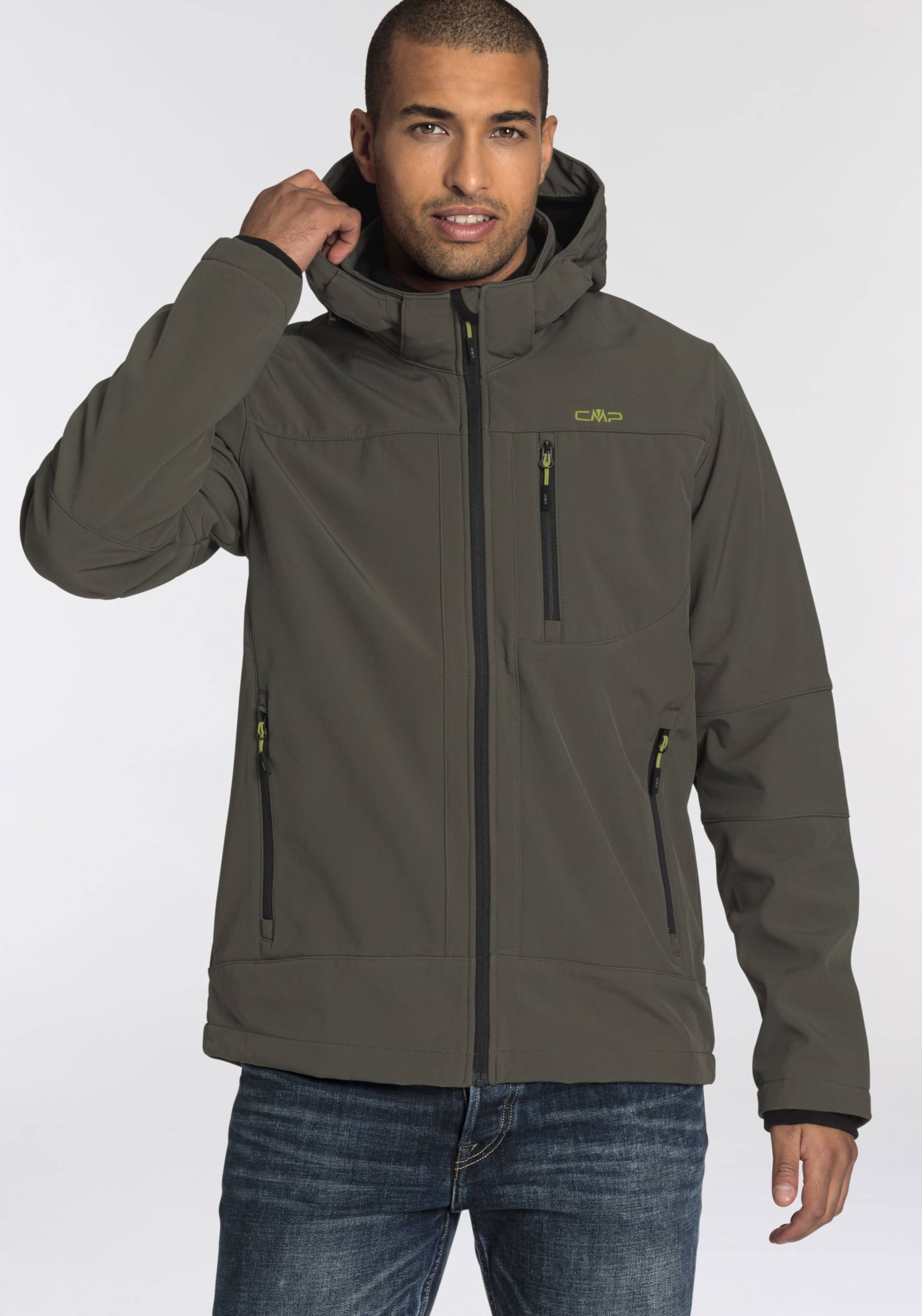 CMP Softshelljacke, mit Kapuze von CMP