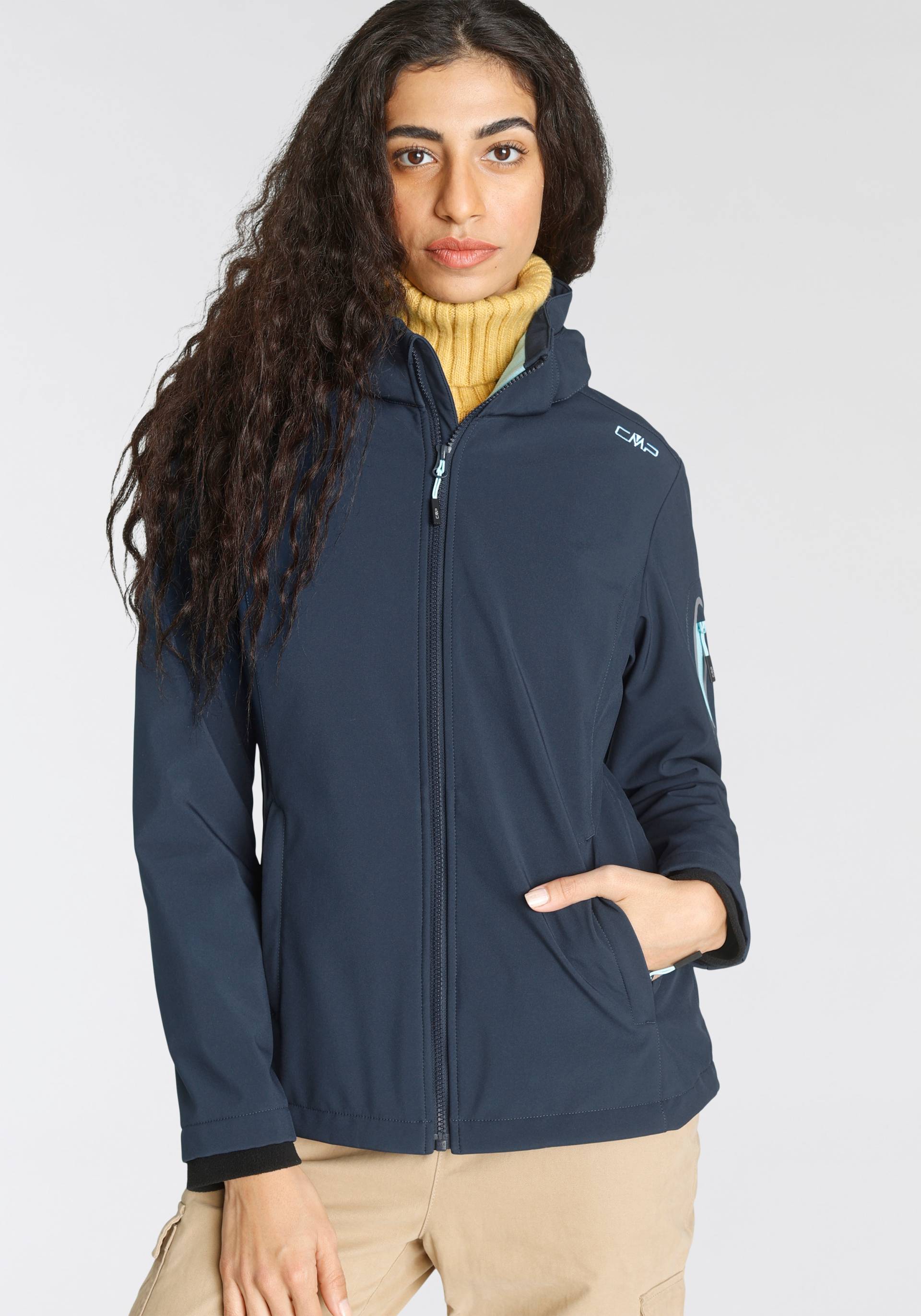 CMP Softshelljacke, mit Kapuze von CMP