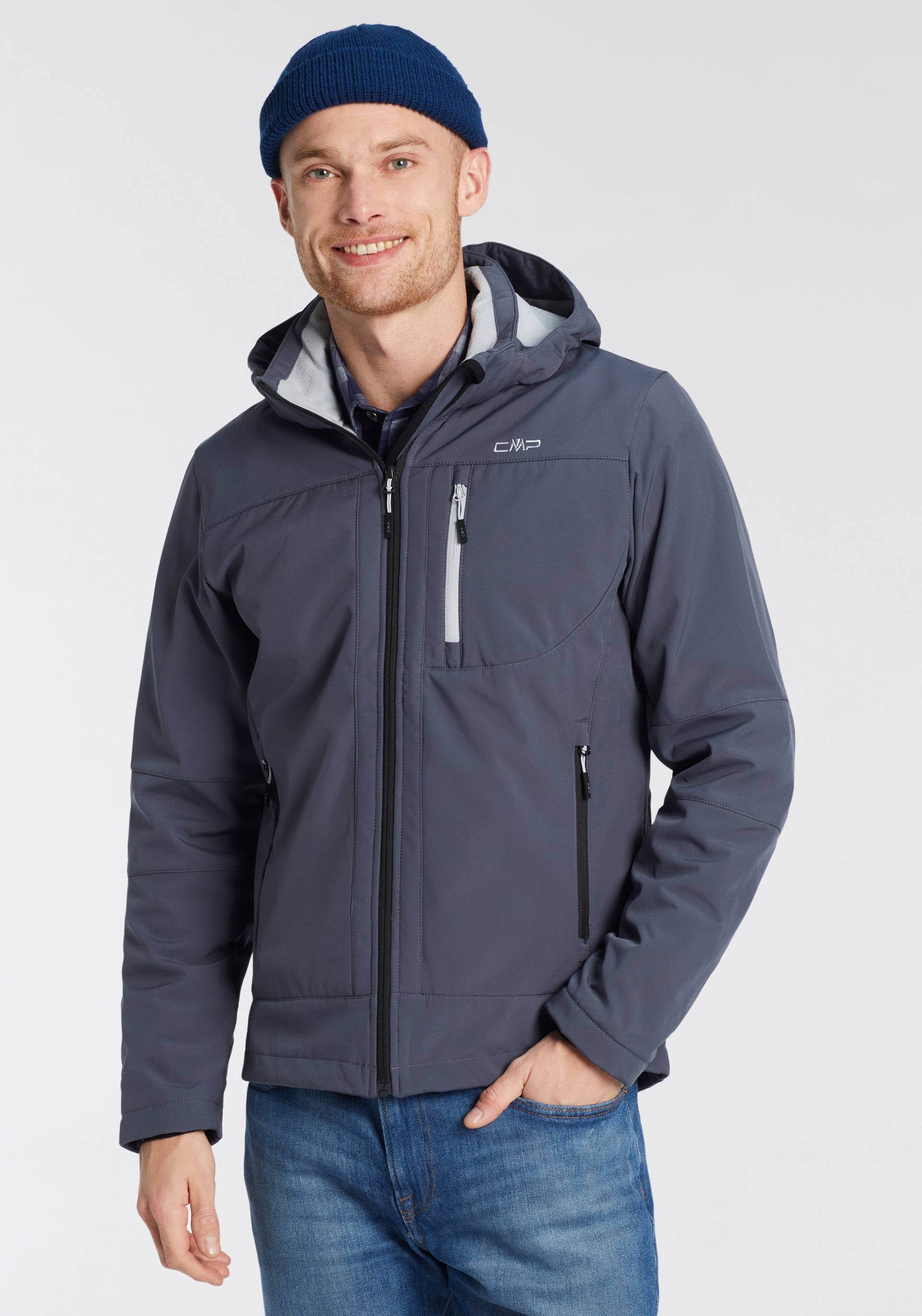 CMP Softshelljacke »MAN JACKET ZIP HOOD«, mit Kapuze CMP Softshelljacke »MAN JACKET ZIP HOOD«, mit Kapuze von CMP