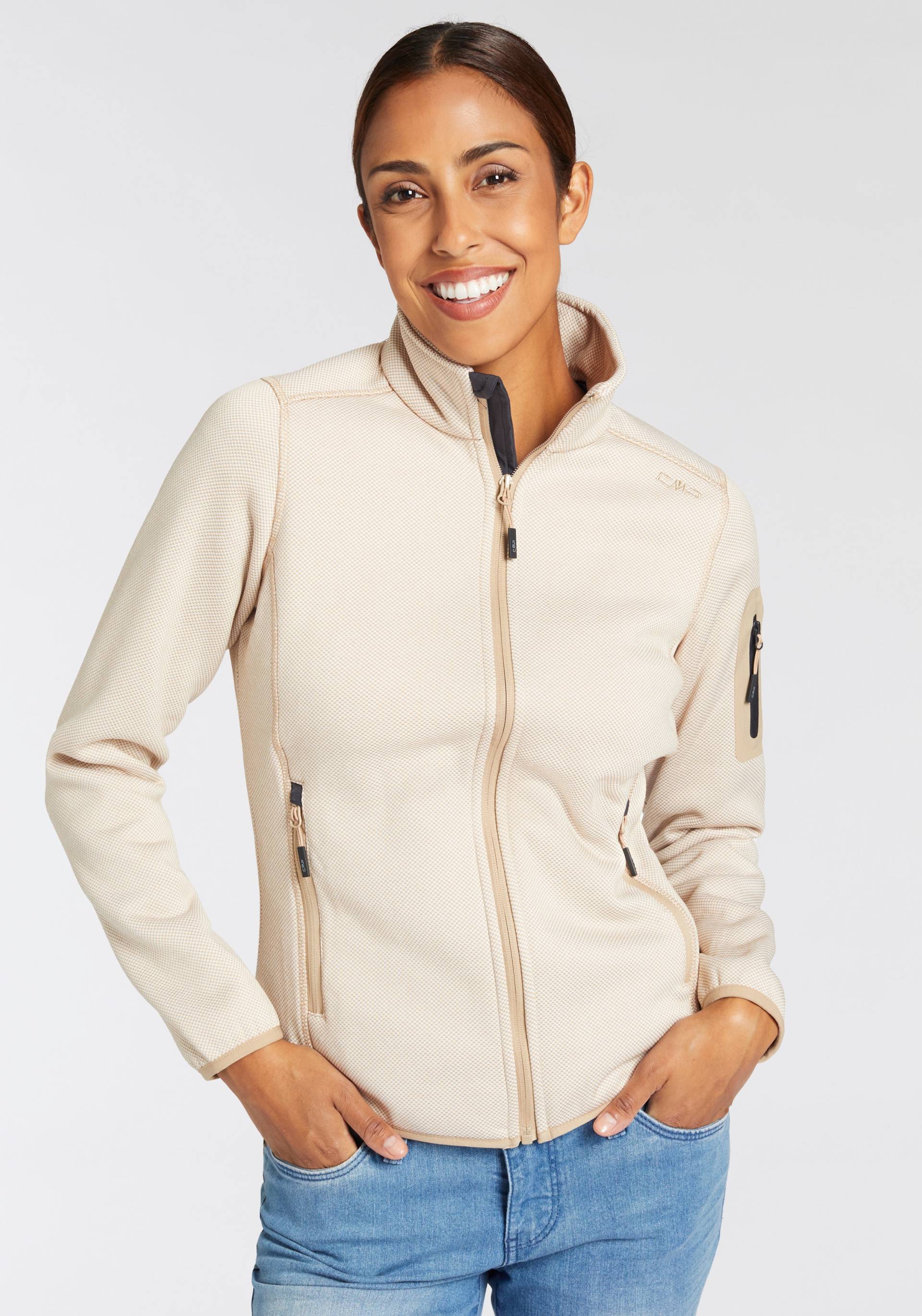CMP Strickfleecejacke, (1 St.), Wärmeisolierend & Schnell trocknend & Atmungsaktiv CMP Strickfleecejacke, (1 St.), Wärmeisolierend & Schnell trocknend & Atmungsaktiv von CMP
