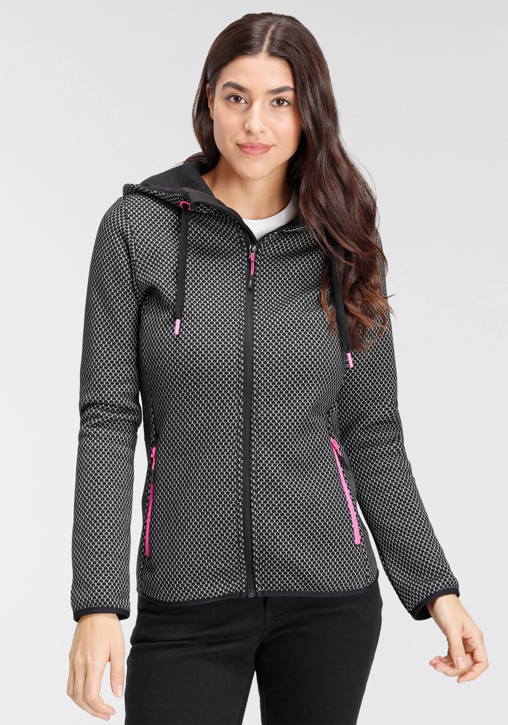 CMP Strickfleecejacke, mit Kapuze, Wärmend & windabweisend & Atmungsaktiv CMP Strickfleecejacke, mit Kapuze, Wärmend & windabweisend & Atmungsaktiv von CMP