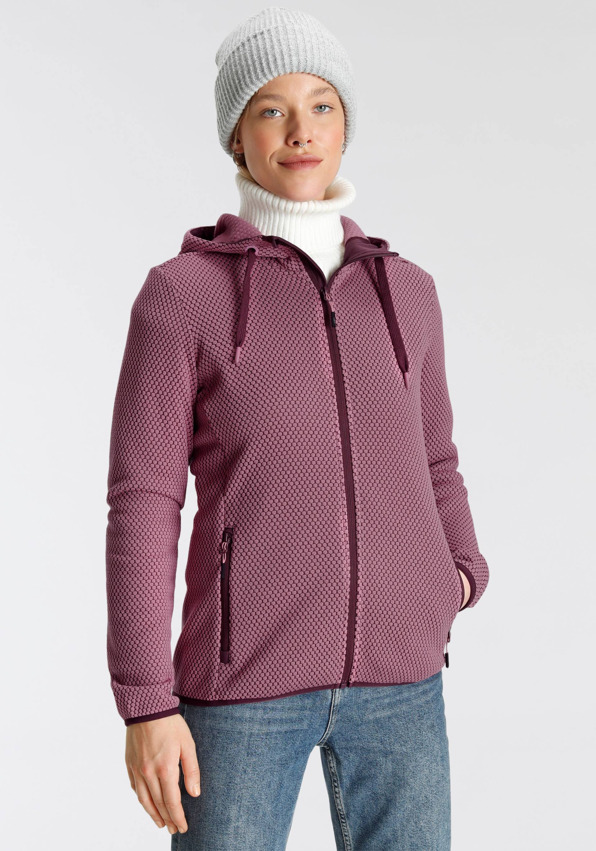 CMP Strickfleecejacke, mit Kapuze, Wärmend & windabweisend & Atmungsaktiv CMP Strickfleecejacke, mit Kapuze, Wärmend & windabweisend & Atmungsaktiv von CMP