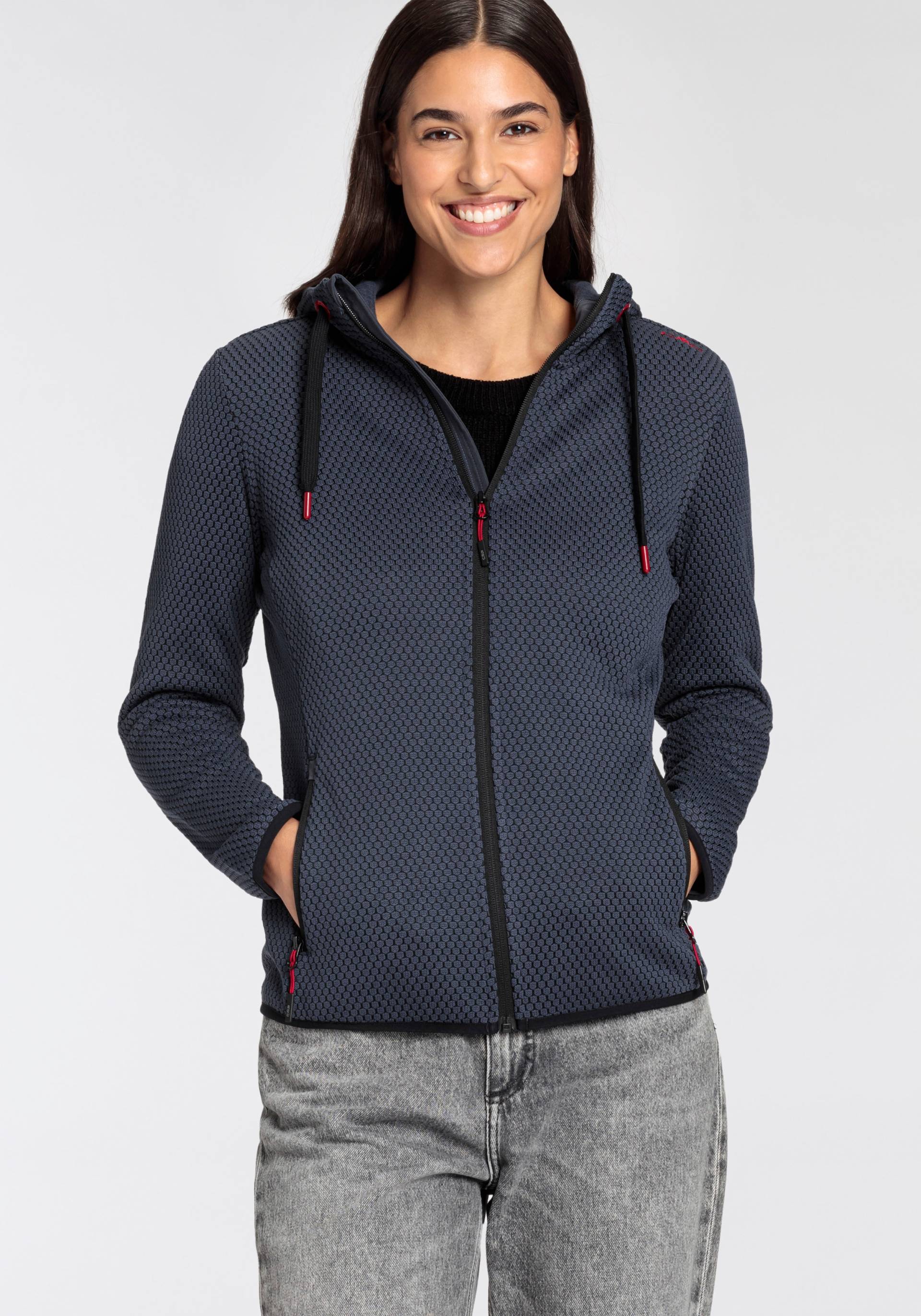 CMP Strickfleecejacke, mit Kapuze, Wärmend & windabweisend & Atmungsaktiv CMP Strickfleecejacke, mit Kapuze, Wärmend & windabweisend & Atmungsaktiv von CMP