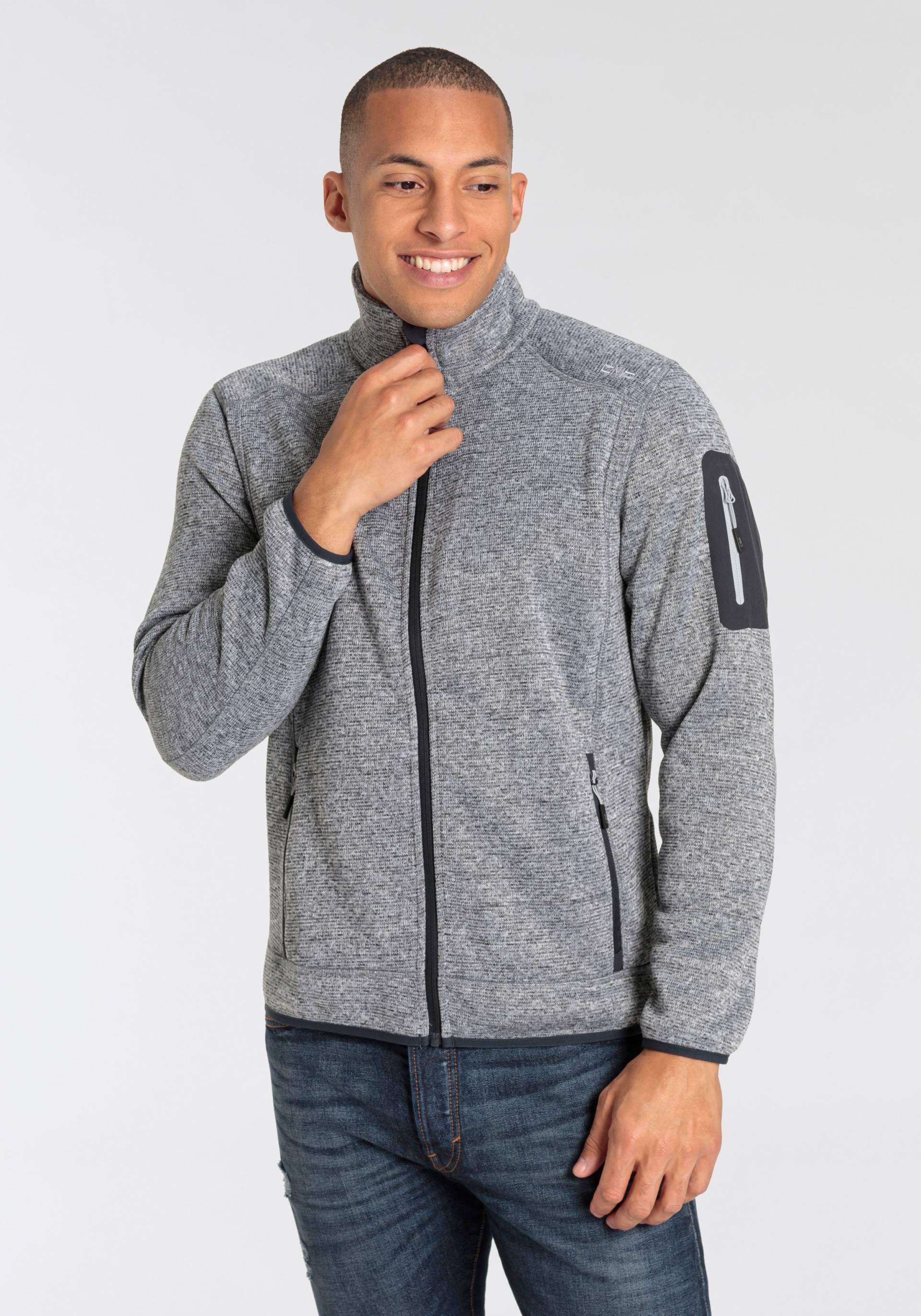 CMP Strickfleecejacke, (1 St.), ohne Kapuze, Wärmend & atmungsaktiv & schnell trocknend CMP Strickfleecejacke, (1 St.), ohne Kapuze, Wärmend & atmungsaktiv & schnell trocknend von CMP