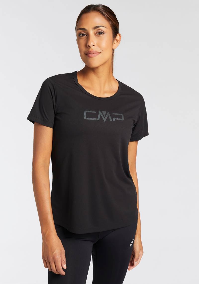 CMP T-Shirt »WOMAN CO T-SHIRT«, (1 tlg.), Schnell trocknend & Atmungsaktiv von CMP