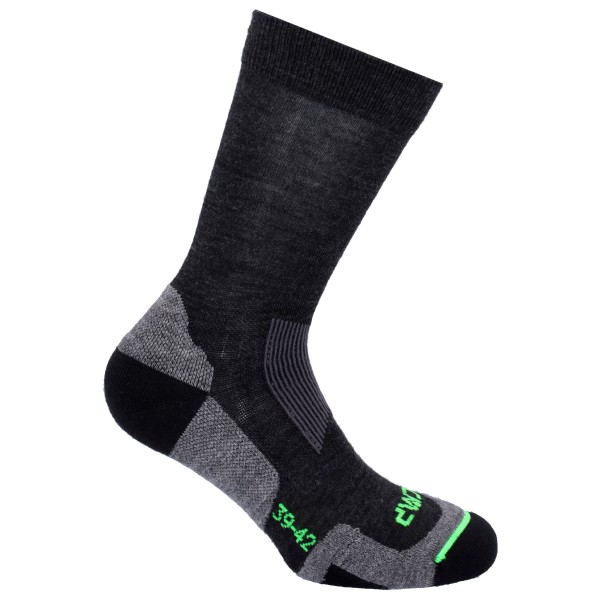 CMP - Trekking Wool Sock - Wandersocken Gr 43-45 schwarz von CMP