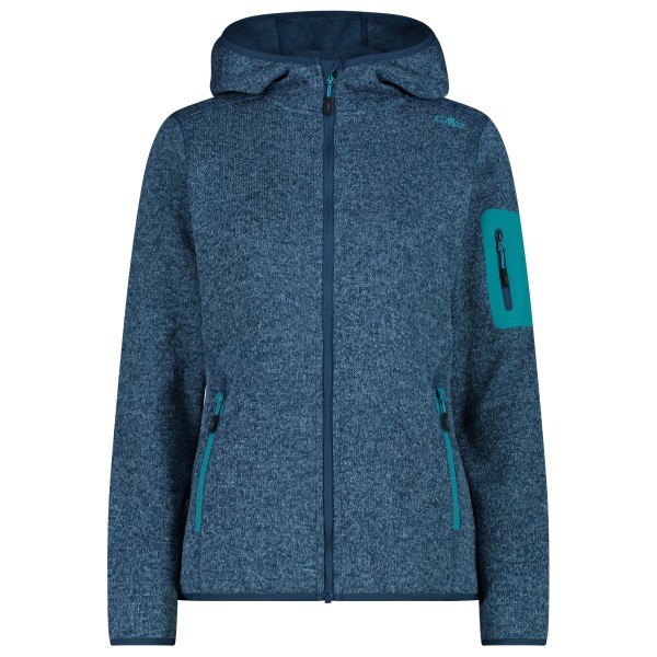 CMP - Women's Jacket Fix Hood Jacquard Knitted 3H19826 - Fleecejacke Gr 34 blau CMP - Women's Jacket Fix Hood Jacquard Knitted 3H19826 - Fleecejacke Gr 34 blau von CMP