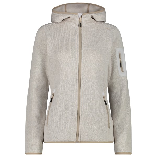 CMP - Women's Jacket Fix Hood Jacquard Knitted 3H19826 - Fleecejacke Gr 44 grau CMP - Women's Jacket Fix Hood Jacquard Knitted 3H19826 - Fleecejacke Gr 44 grau von CMP