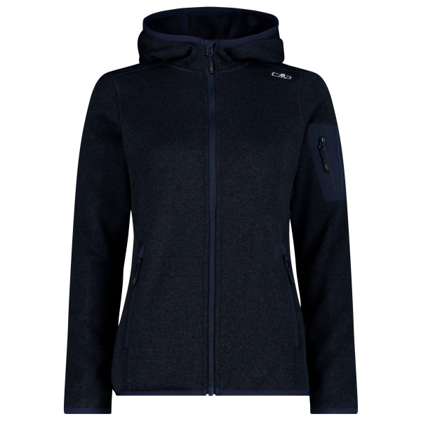 CMP - Women's Jacket Fix Hood Jacquard Knitted 3H19826 - Fleecejacke Gr 48 schwarz CMP - Women's Jacket Fix Hood Jacquard Knitted 3H19826 - Fleecejacke Gr 48 schwarz von CMP
