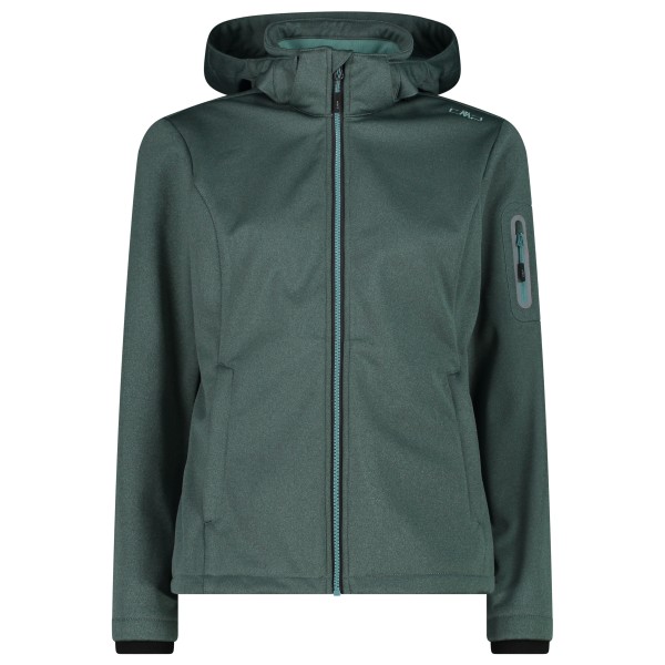 CMP - Women's Jacket Zip Hood Melange Softshell - Softshelljacke Gr 48 blau CMP - Women's Jacket Zip Hood Melange Softshell - Softshelljacke Gr 48 blau von CMP