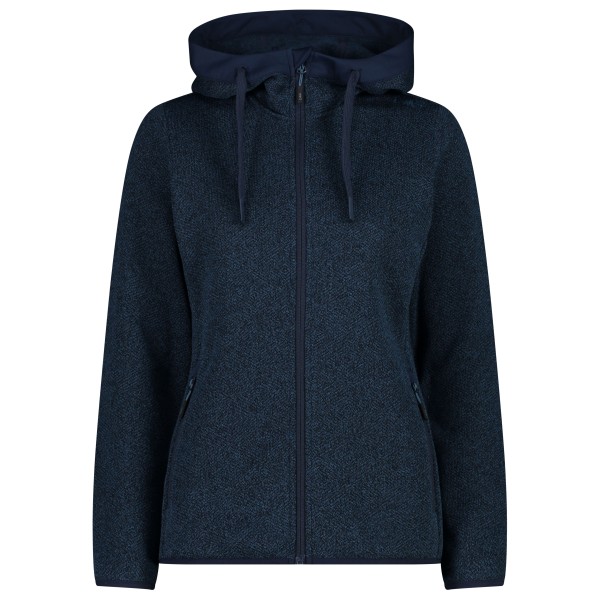 CMP - Women's Jacquard Knitted Jacket Fix Hood - Fleecejacke Gr 38 blau CMP - Women's Jacquard Knitted Jacket Fix Hood - Fleecejacke Gr 38 blau von CMP