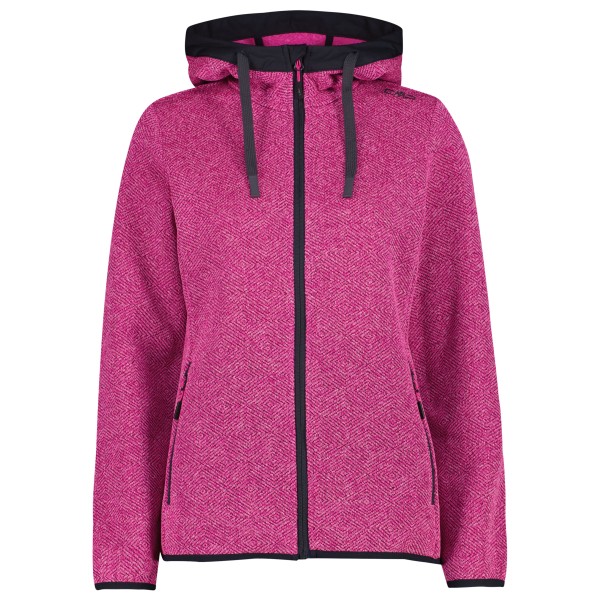CMP - Women's Jacquard Knitted Jacket Fix Hood - Fleecejacke Gr 44 rosa CMP - Women's Jacquard Knitted Jacket Fix Hood - Fleecejacke Gr 44 rosa von CMP