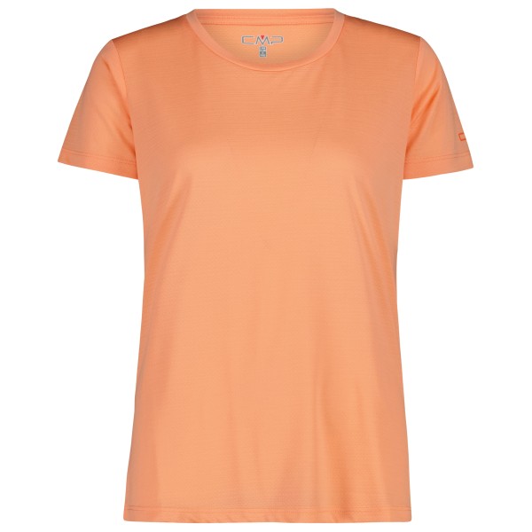 CMP - Women's Jacquard S/S T-Shirt - Funktionsshirt Gr 46 orange von CMP