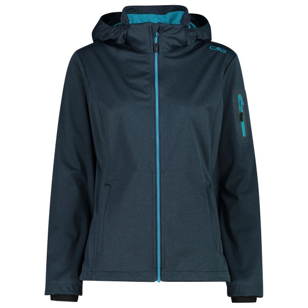 CMP - Women's Light Softshell Jacket Zip Hood - Softshelljacke Gr 46 blau CMP - Women's Light Softshell Jacket Zip Hood - Softshelljacke Gr 46 blau von CMP