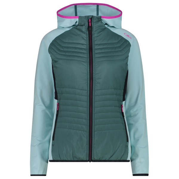 CMP - Women's Performance Jacket Fix Hood Hybrid - Kunstfaserjacke Gr 38 türkis/blau CMP - Women's Performance Jacket Fix Hood Hybrid - Kunstfaserjacke Gr 38 türkis/blau von CMP