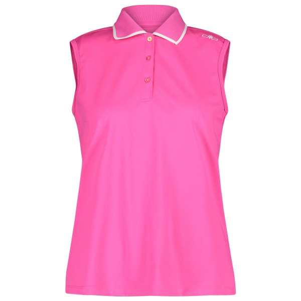 CMP - Women's Polo Sleeveless - Polo-Shirt Gr 40 rosa von CMP