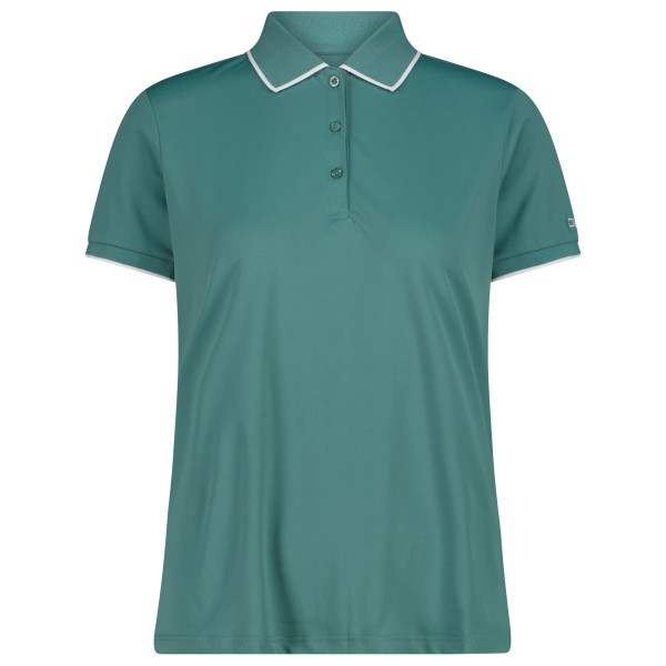 CMP - Women's Polo Stretch Piquet - Polo-Shirt Gr 48 türkis von CMP