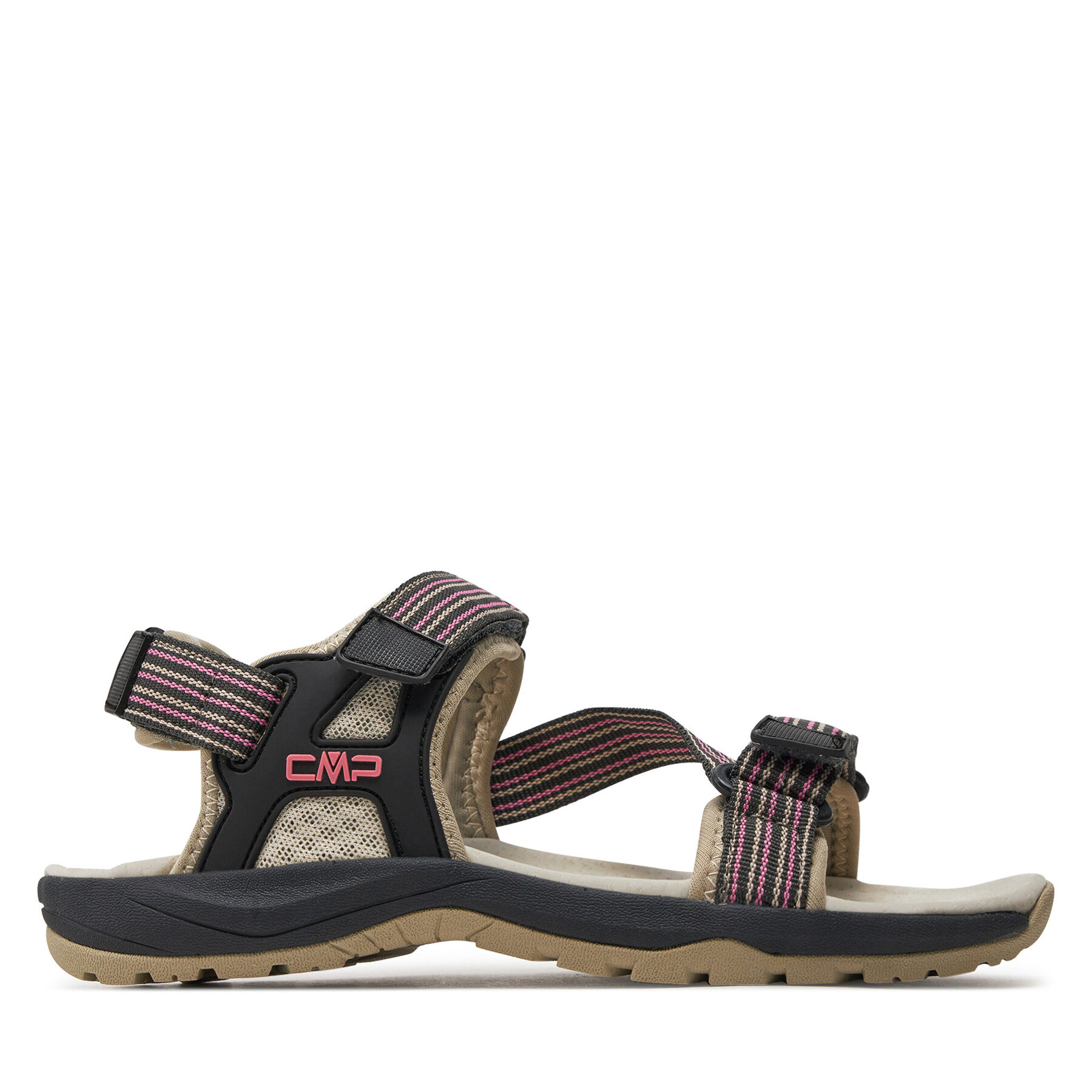 Sandalen CMP Khalys Wmn Sandal 3Q91936 Nero-Pink Fluo 87UN von CMP