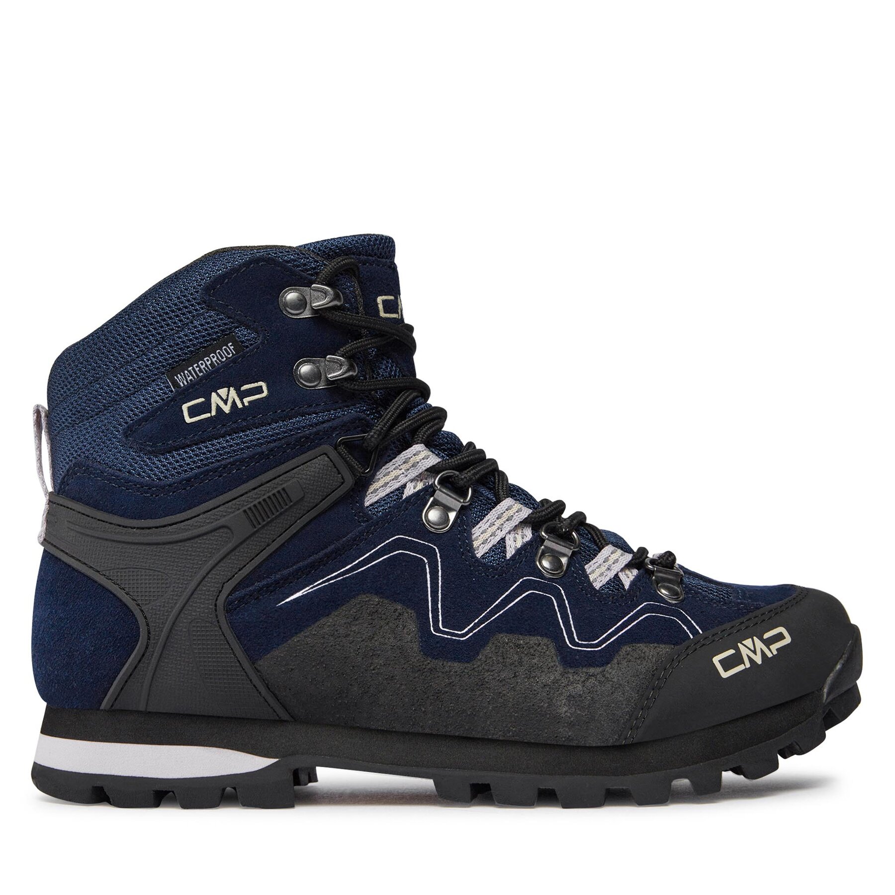 Trekkingschuhe CMP Athunis Mid Wmn Trekking Shoe Wp 31Q4976 Blue Ink/Lilac 04MP von CMP