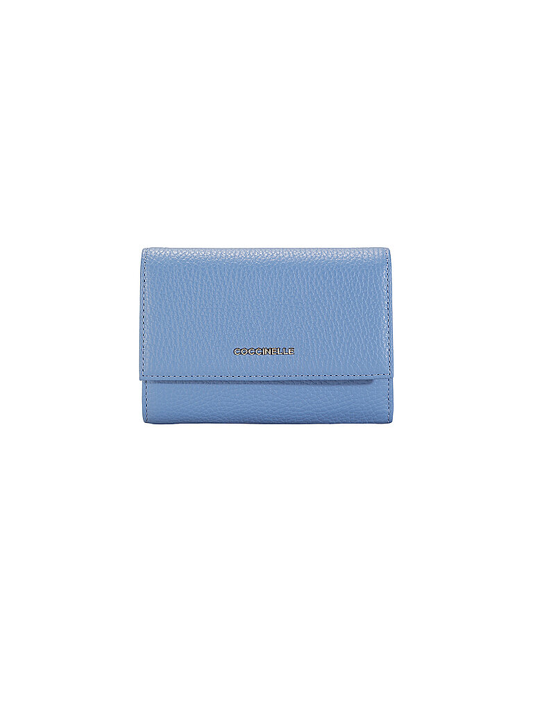 COCCINELLE Geldbörse METALLIC SOFT hellblau COCCINELLE Geldbörse METALLIC SOFT hellblau von COCCINELLE