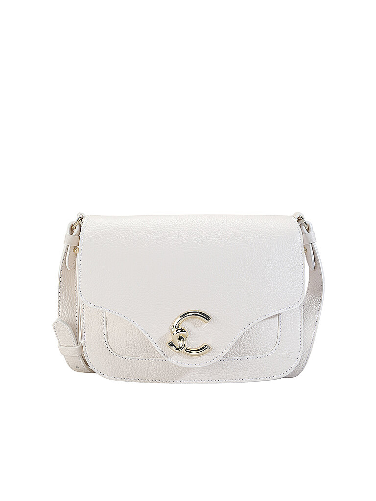 COCCINELLE Ledertasche - Umhängetasche COCCINELLE C-ME weiss von COCCINELLE