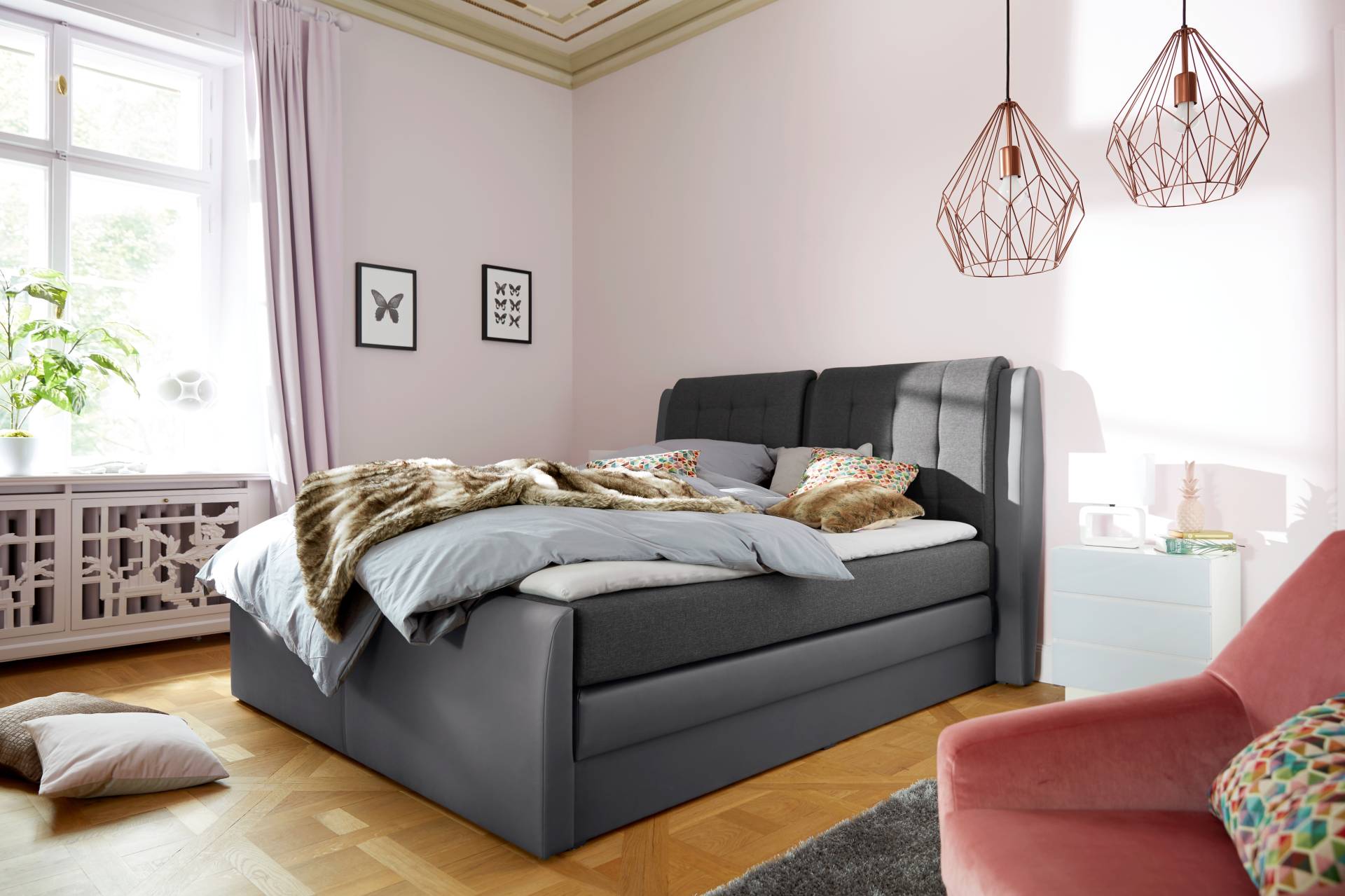 COLLECTION AB Boxspringbett »Rubene«, inkl. Bettkasten und Topper COLLECTION AB Boxspringbett »Rubene«, inkl. Bettkasten und Topper von COLLECTION AB