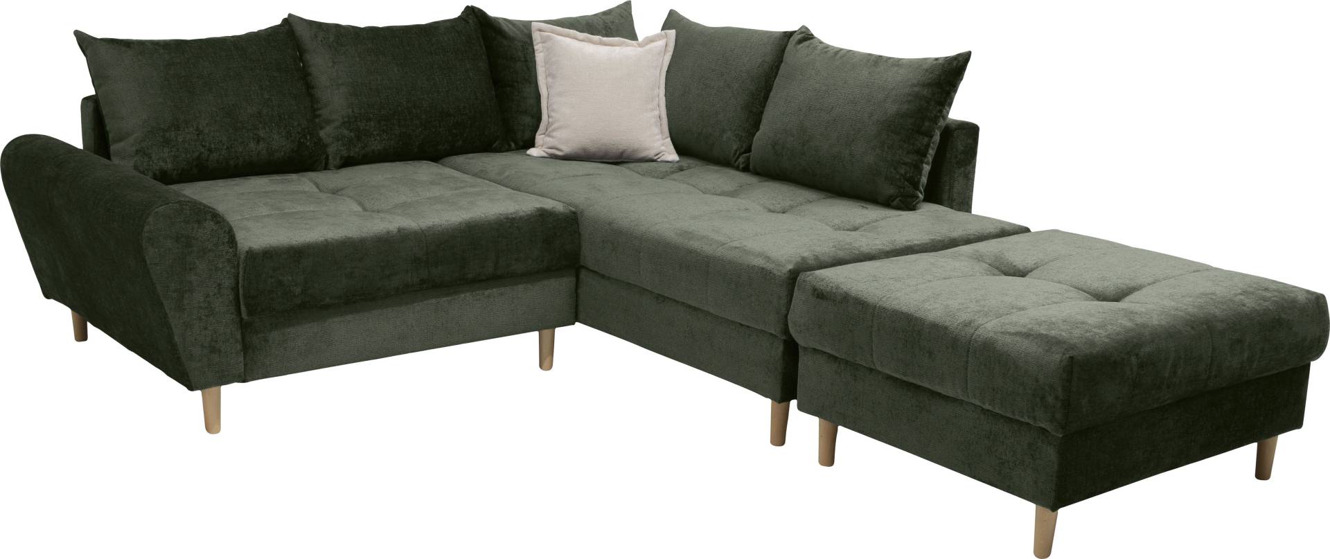 COLLECTION AB Ecksofa »Reims L-Form«, Ottomane beidseitig montierbar, inkl. Bettfunktion und Hocker COLLECTION AB Ecksofa »Reims L-Form«, Ottomane beidseitig montierbar, inkl. Bettfunktion und Hocker von COLLECTION AB