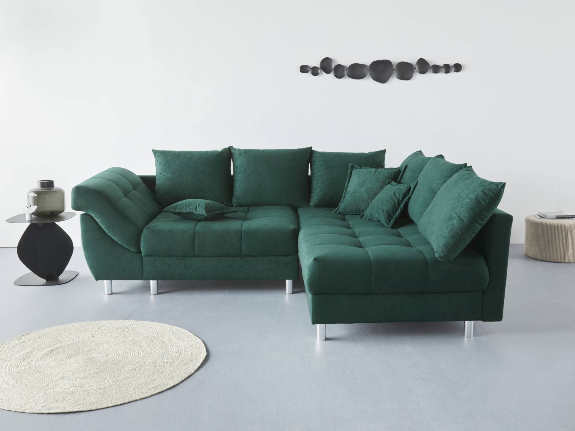 COLLECTION AB Ecksofa Joseli, mit Zier- und Rückenkissen, komfortable Schanzen-Armlehne COLLECTION AB Ecksofa Joseli, mit Zier- und Rückenkissen, komfortable Schanzen-Armlehne von COLLECTION AB