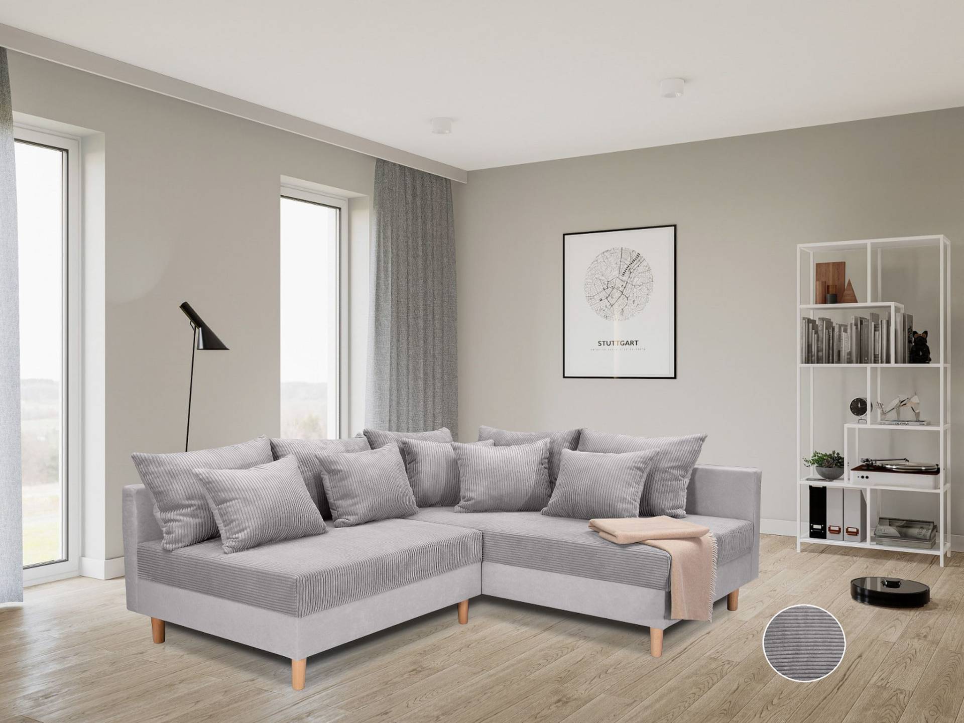 COLLECTION AB Ecksofa »L-Form«, Ecksofa,Ottomane rechte Seite montierbar,Komfortablen bonnelfederkern COLLECTION AB Ecksofa »L-Form«, Ecksofa,Ottomane rechte Seite montierbar,Komfortablen bonnelfederkern von COLLECTION AB