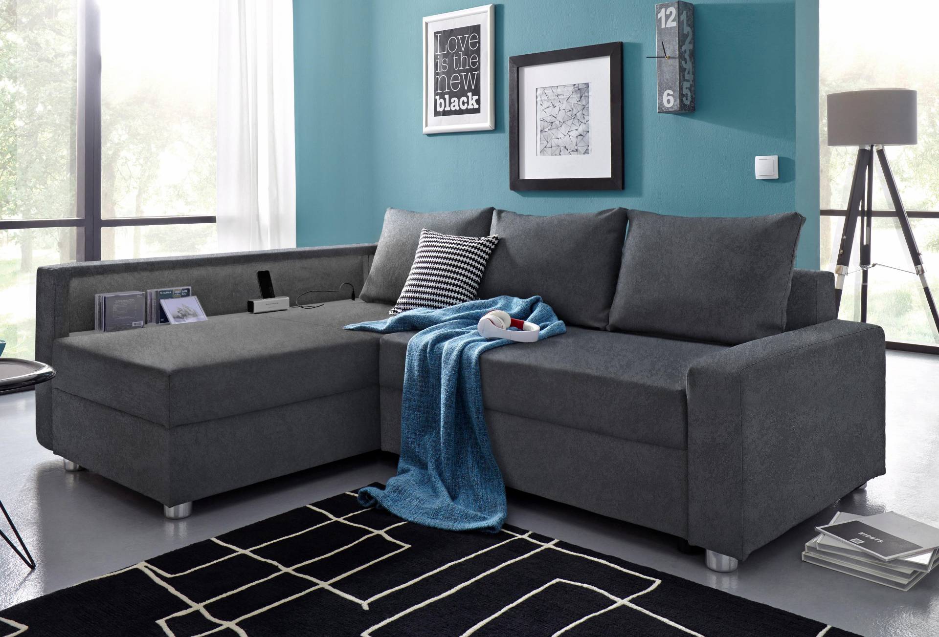 COLLECTION AB Ecksofa »Relax L-Form«, inklusive Bettfunktion, Federkern, wahlweise mit RGB-LED-Beleuchtung COLLECTION AB Ecksofa »Relax L-Form«, inklusive Bettfunktion, Federkern, wahlweise mit RGB-LED-Beleuchtung von COLLECTION AB