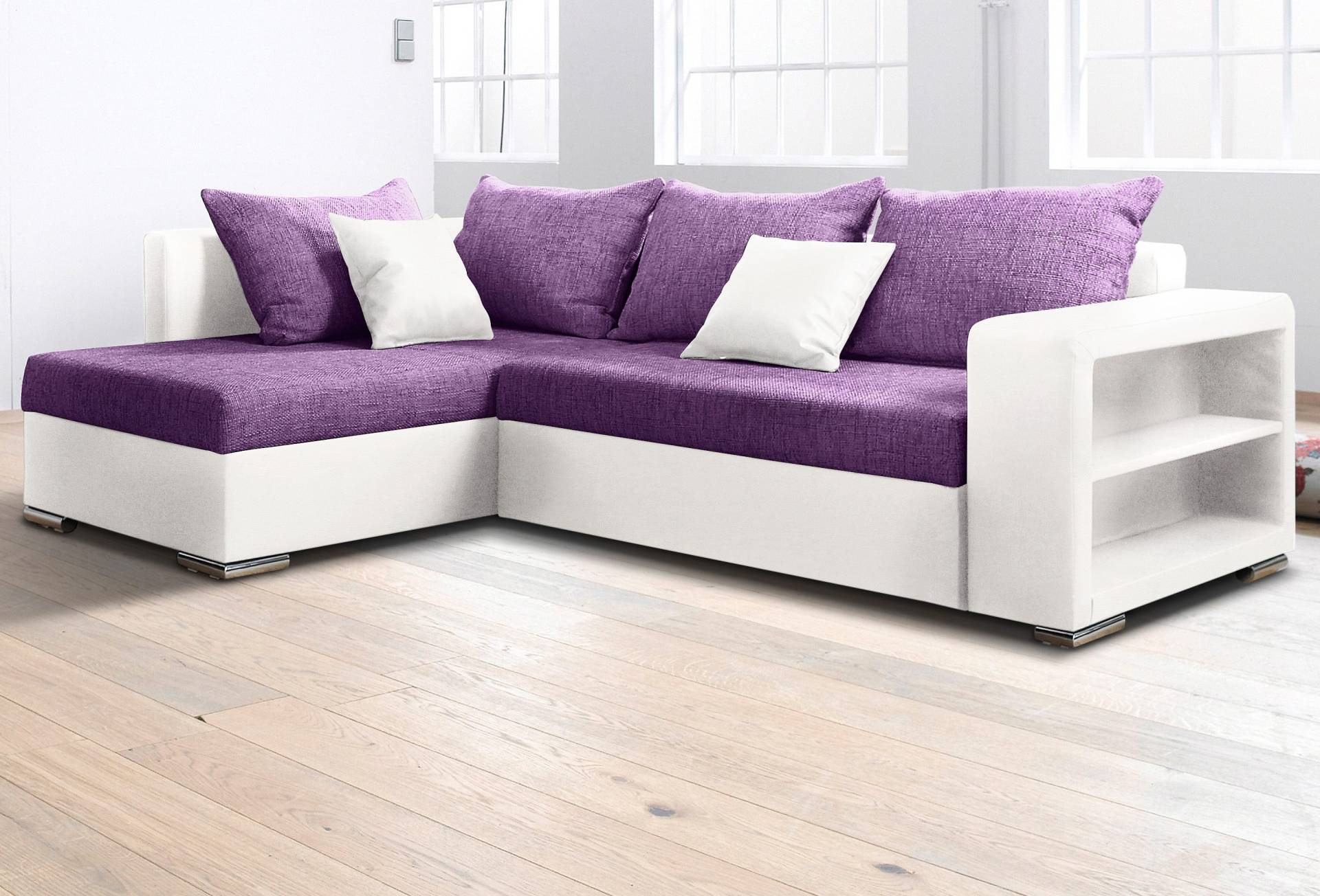 COLLECTION AB Ecksofa »John L-Form«, Regalarmlehne,Bettfunktion,Bettkasten,Ottomane beiseitig montierbar COLLECTION AB Ecksofa »John L-Form«, Regalarmlehne,Bettfunktion,Bettkasten,Ottomane beiseitig montierbar von COLLECTION AB