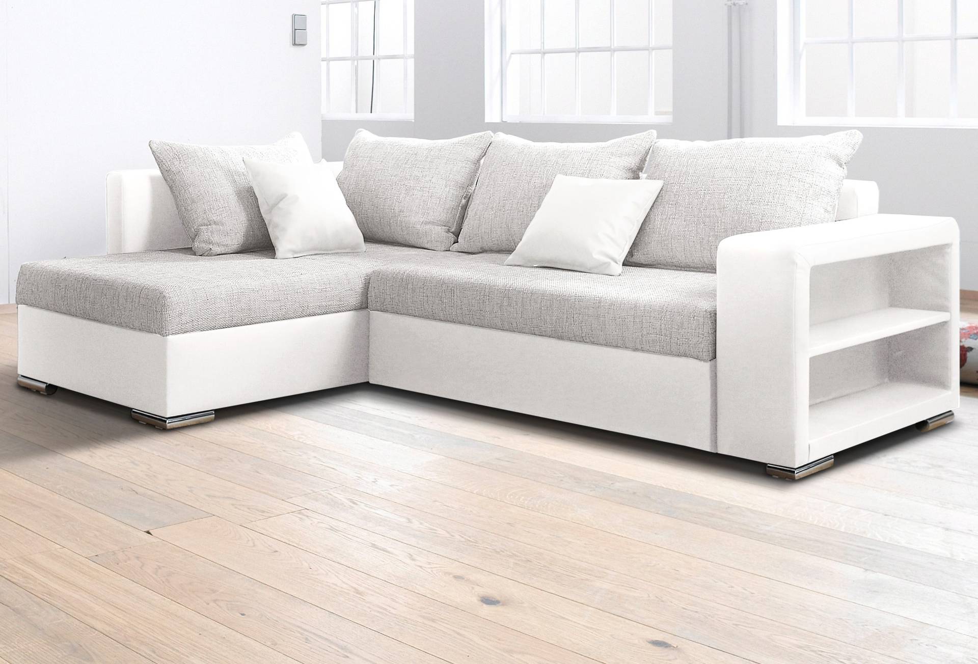 COLLECTION AB Ecksofa »John L-Form«, Regalarmlehne,Bettfunktion,Bettkasten,Ottomane beiseitig montierbar COLLECTION AB Ecksofa »John L-Form«, Regalarmlehne,Bettfunktion,Bettkasten,Ottomane beiseitig montierbar von COLLECTION AB
