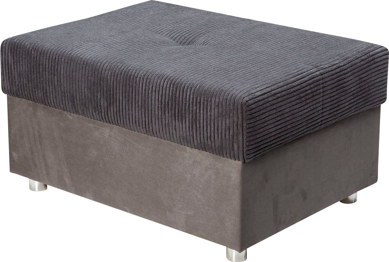 COLLECTION AB Hocker »Italia«, Inklusive komfortablen Federkerns, in Cord-Samt Mix COLLECTION AB Hocker »Italia«, Inklusive komfortablen Federkerns, in Cord-Samt Mix von COLLECTION AB
