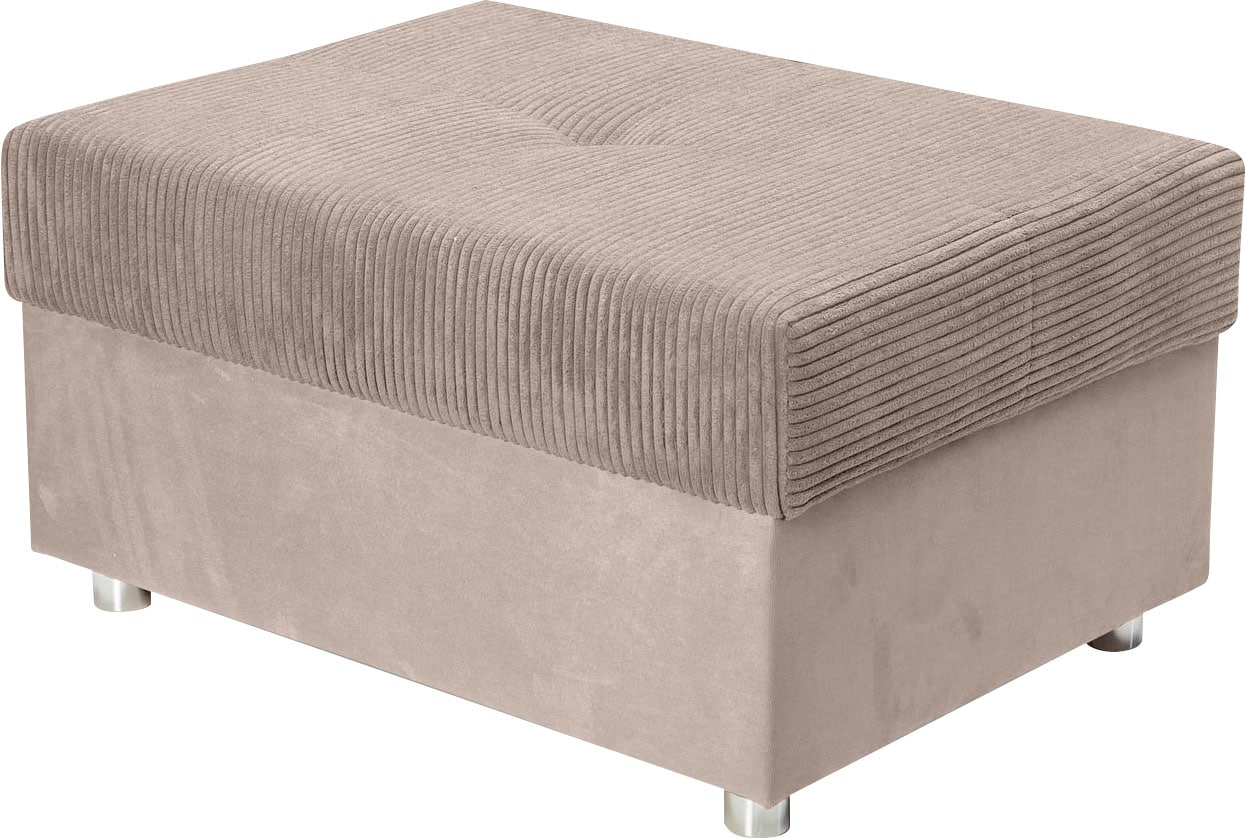 COLLECTION AB Hocker »Italia«, Inklusive komfortablen Federkerns, in Cord-Samt Mix COLLECTION AB Hocker »Italia«, Inklusive komfortablen Federkerns, in Cord-Samt Mix von COLLECTION AB