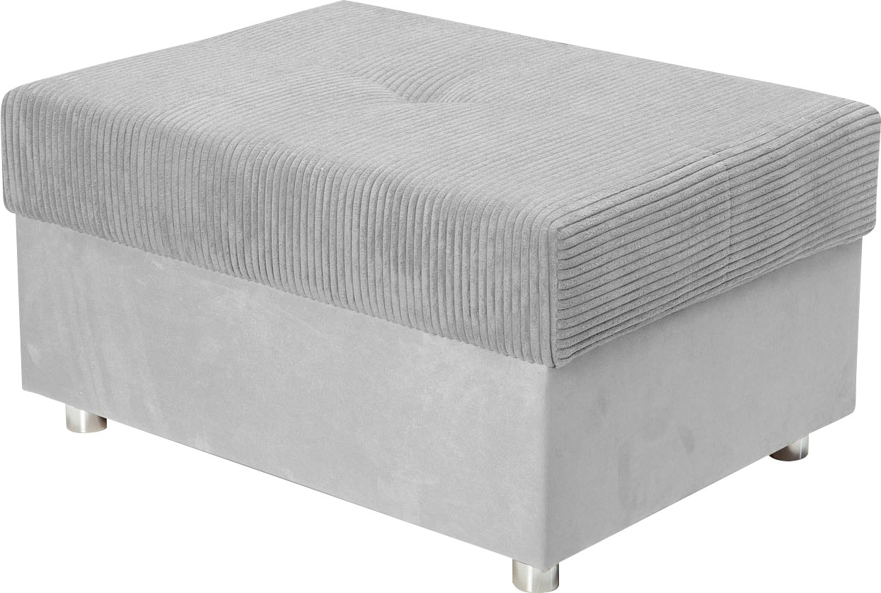 COLLECTION AB Hocker »Italia«, Inklusive komfortablen Federkerns, in Cord-Samt Mix COLLECTION AB Hocker »Italia«, Inklusive komfortablen Federkerns, in Cord-Samt Mix von COLLECTION AB