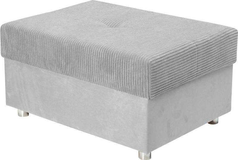 COLLECTION AB Hocker »Italia«, Inklusive komfortablen Federkerns, in Cord-Samt Mix von COLLECTION AB