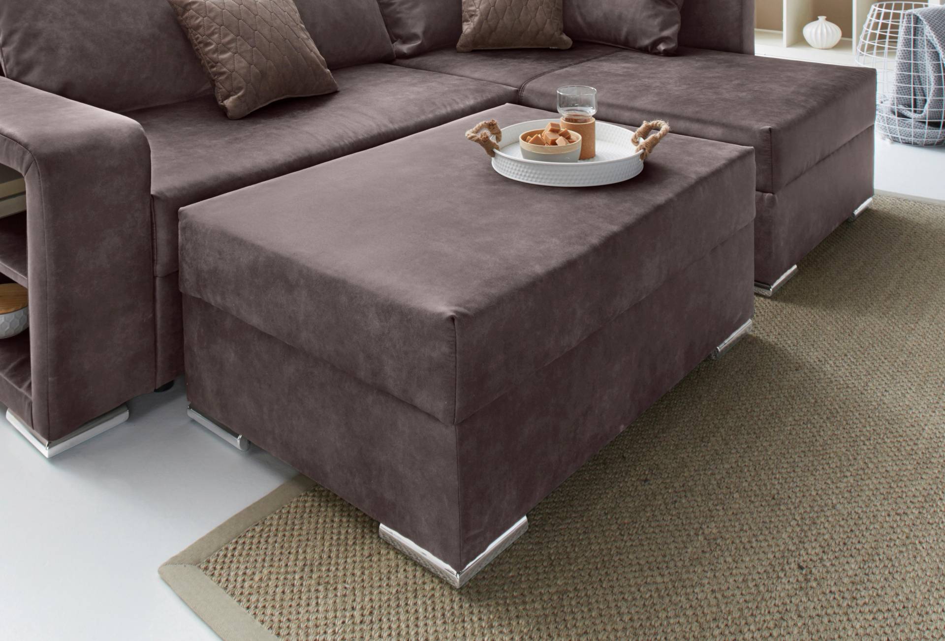 COLLECTION AB Hocker »John«, Frei im Raum stellbar, wahlweise mit Federkern COLLECTION AB Hocker »John«, Frei im Raum stellbar, wahlweise mit Federkern von COLLECTION AB