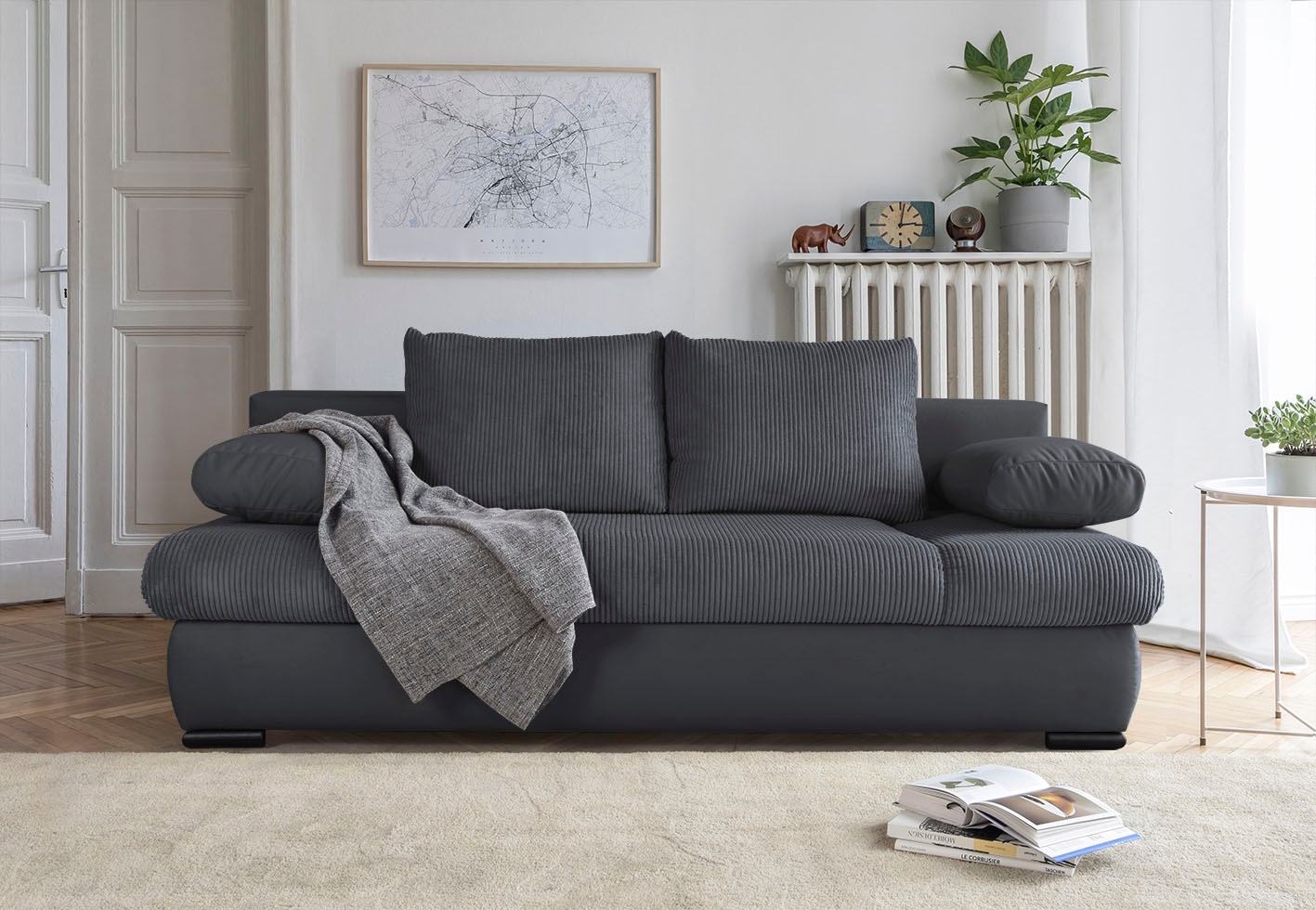 COLLECTION AB Schlafsofa »Chicago«, mit Bettfunktion und Bettkasten, im Cord-Samt Mix COLLECTION AB Schlafsofa »Chicago«, mit Bettfunktion und Bettkasten, im Cord-Samt Mix von COLLECTION AB