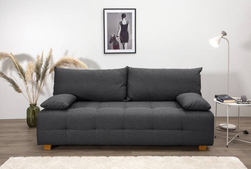 COLLECTION AB Schlafsofa »Bella«, Schlafsofa,Bettkasten,Bonellfederkern,Rückenkissen,Armlehnenkissen von COLLECTION AB