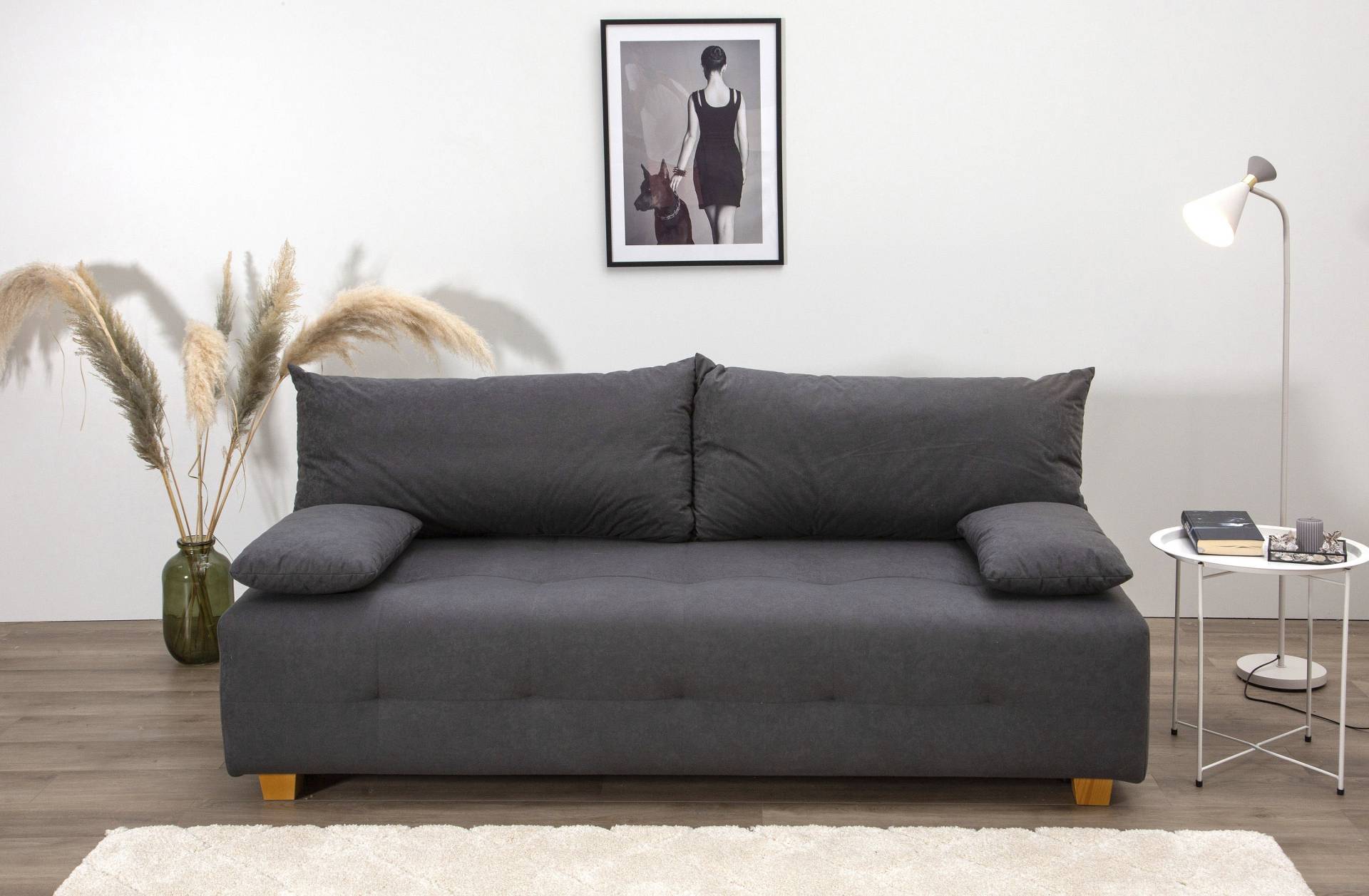 COLLECTION AB Schlafsofa »Bella«, Schlafsofa,Bettkasten,Bonellfederkern,Rückenkissen,Armlehnenkissen von COLLECTION AB
