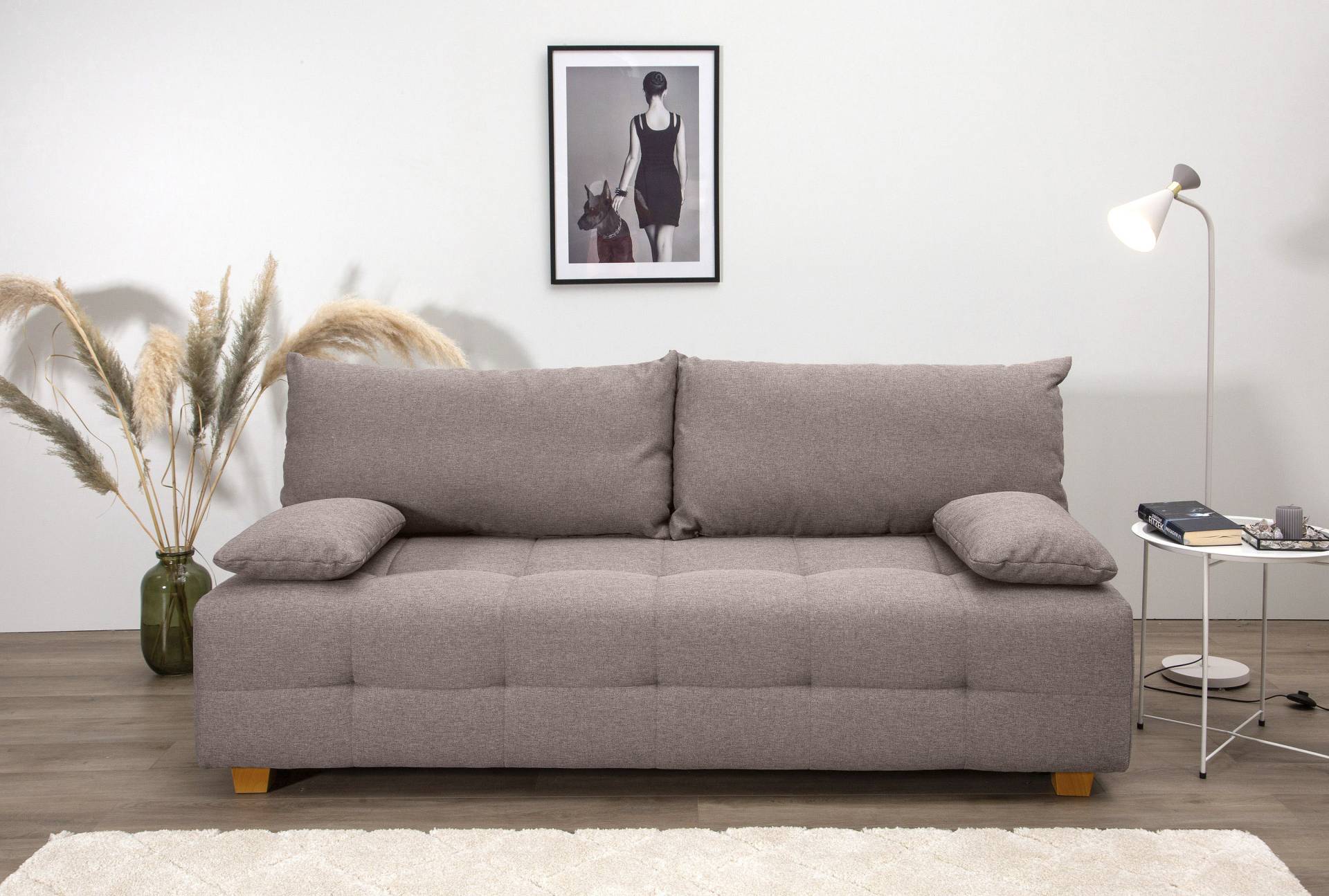 COLLECTION AB Schlafsofa »Bella«, Schlafsofa,Bettkasten,Bonellfederkern,Rückenkissen,Armlehnenkissen COLLECTION AB Schlafsofa »Bella«, Schlafsofa,Bettkasten,Bonellfederkern,Rückenkissen,Armlehnenkissen von COLLECTION AB