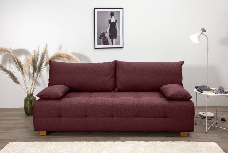 COLLECTION AB Schlafsofa »Bella«, Schlafsofa,Bettkasten,Bonellfederkern,Rückenkissen,Armlehnenkissen von COLLECTION AB
