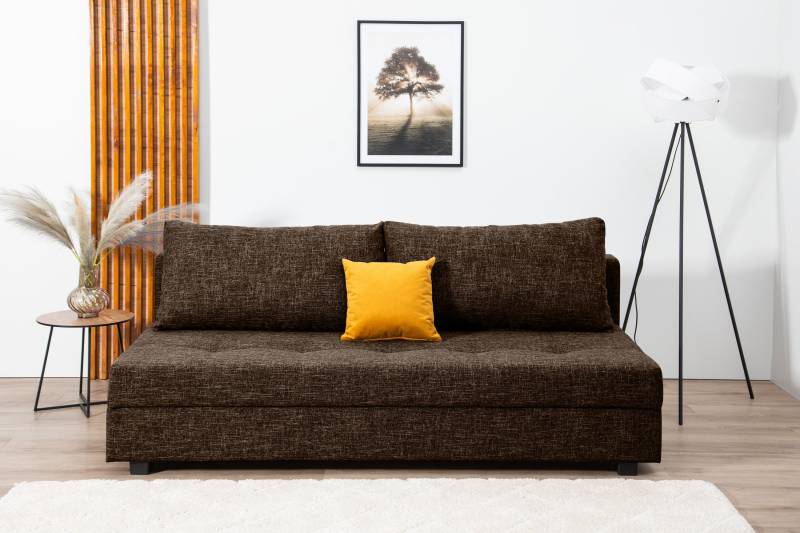 COLLECTION AB Schlafsofa »DARIA inklusive Schlafunktion und Bettkasten«, Schlafsofa,Bettfunktion,Bettkasten,inklusive Rückenkissen,Federkern von COLLECTION AB