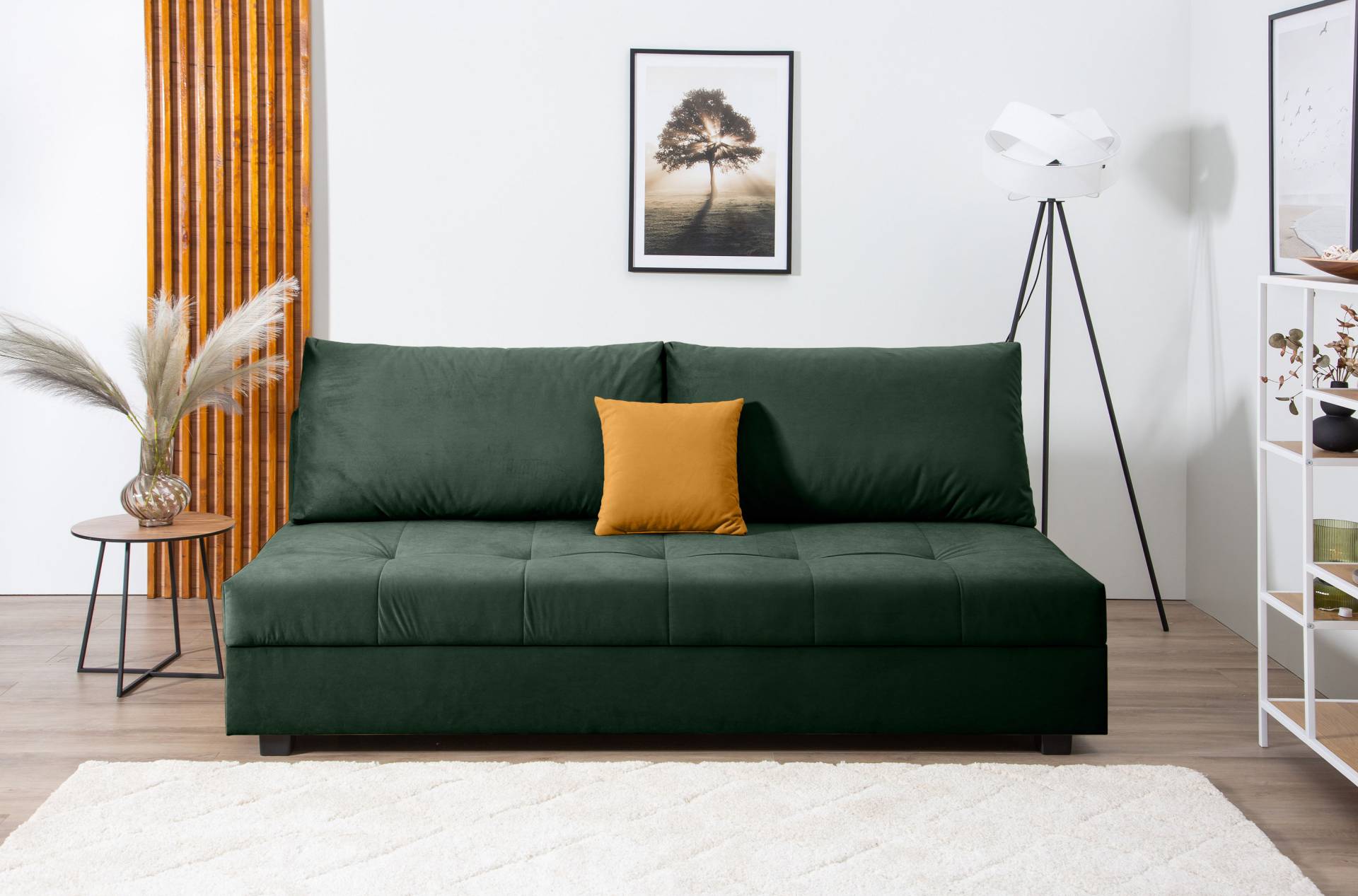 COLLECTION AB Schlafsofa »DARIA inklusive Schlafunktion und Bettkasten«, Schlafsofa,Bettfunktion,Bettkasten,inklusive Rückenkissen,Federkern von COLLECTION AB