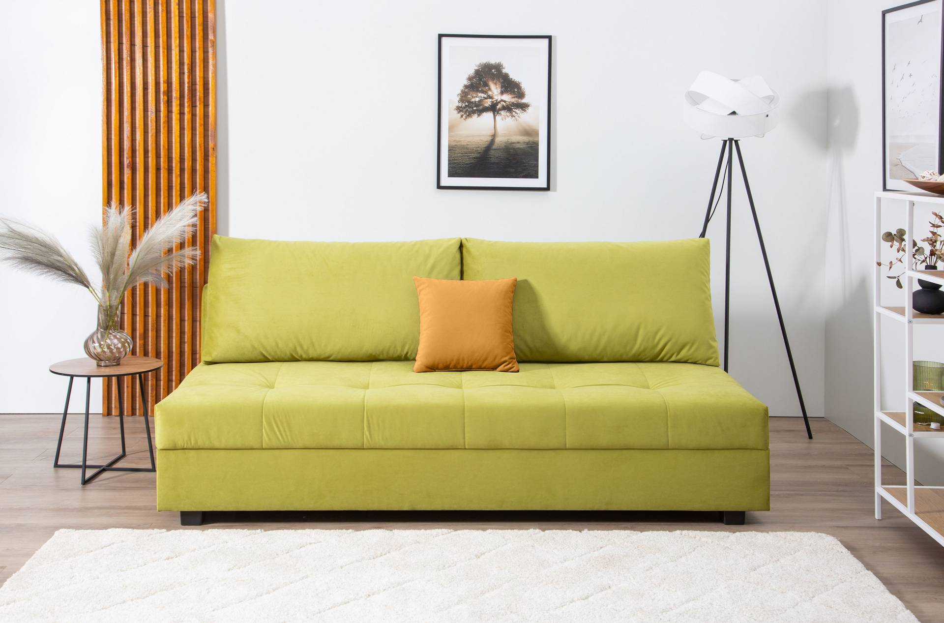 COLLECTION AB Schlafsofa »DARIA inklusive Schlafunktion und Bettkasten«, Schlafsofa,Bettfunktion,Bettkasten,inklusive Rückenkissen,Federkern von COLLECTION AB